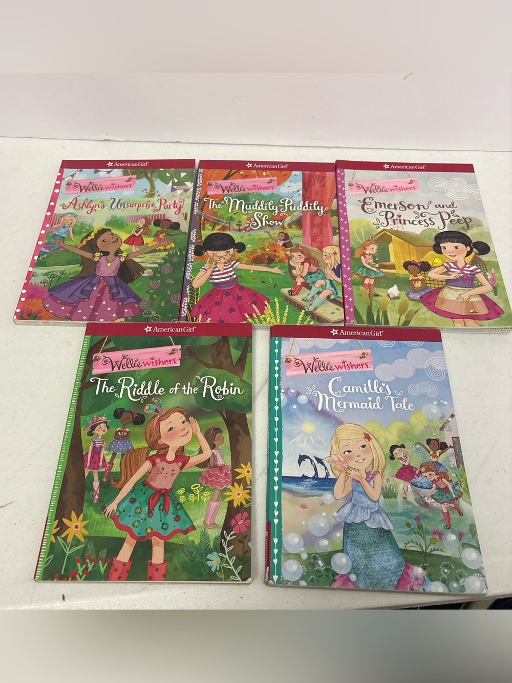 American Girl WELLIE WISHERS Set of 5 Books by Valerie Tripp